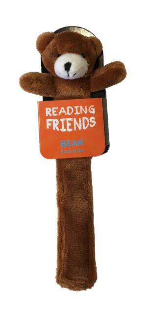 BEAR READING FRIENDS BOOKMARK