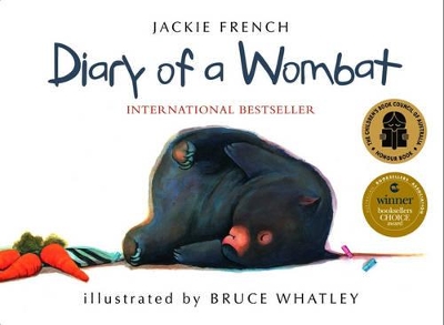 Diary of a Wombat board book by Jackie French ISBN:9780732286620