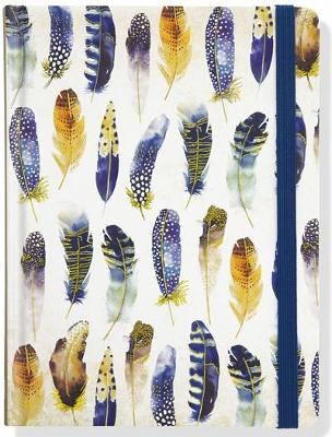 Jrnl Mid Watercolor Feathers by Inc Peter Pauper Press ISBN:9781441324498