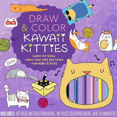 Draw & Color Kawaii Kitties Kit by Editors of Rock Point ISBN:9780785841135