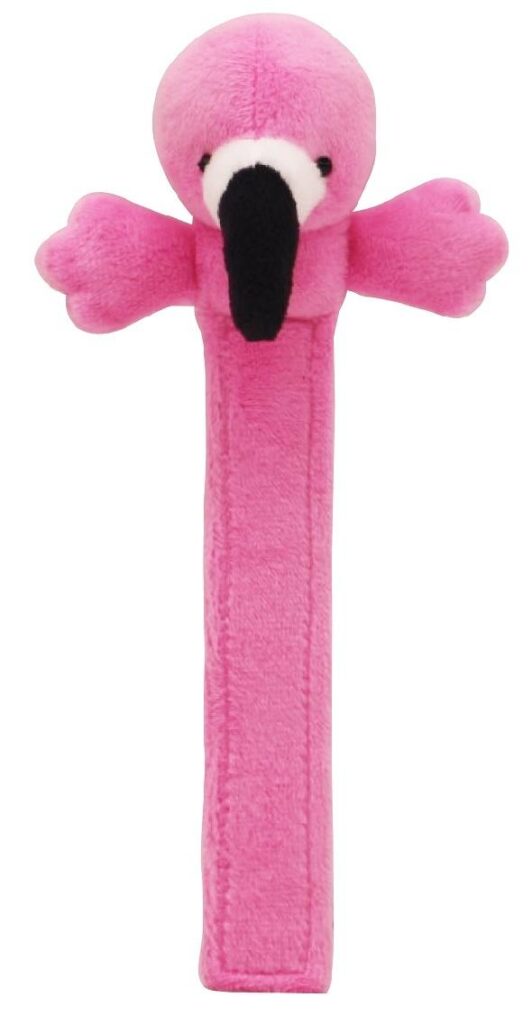 FLAMINGO READING FRIENDS BOOKMARK