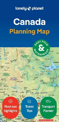 Lonely Planet Canada Planning Map by Lonely Planet ISBN:9781787016712