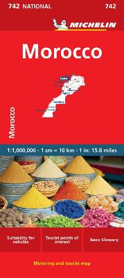Morocco - Michelin National Map 742: Map by Michelin ISBN:9782067263987