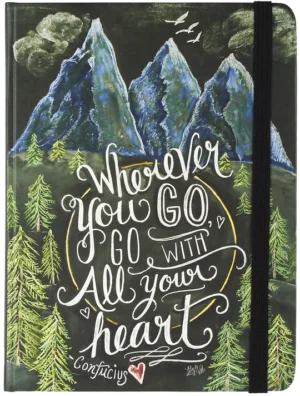 Wherever You Go, Go with All Your Heart Journal by Peter Pauper Press Inc