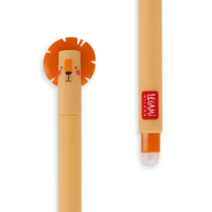 Lion Erasable Gel Pen Orange Ink by Legami