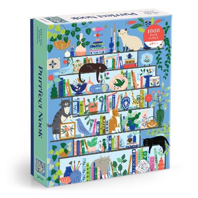 Purrfect Nook 1000 Piece Puzzle by Galison ISBN:9780735382725