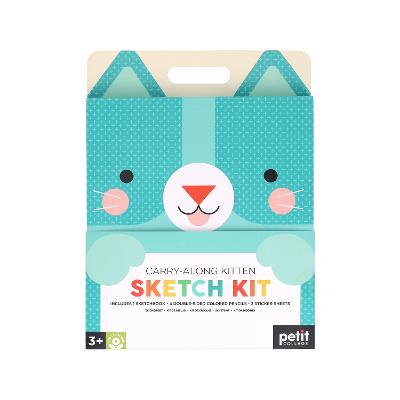 Carry-Along Kitten Sketch Kit by Petit Collage ISBN:9781797231921