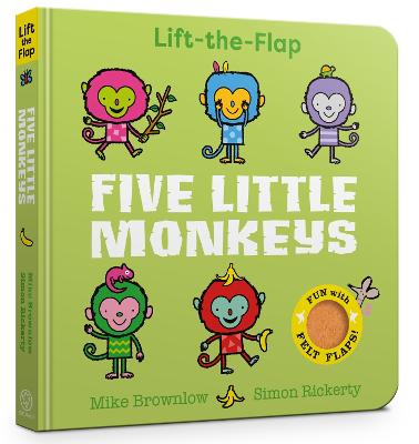 Five Little Monkeys: Lift-the-Flap by Mike Brownlow ISBN:9781408370711