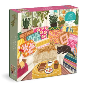Serenity Meow 1000 Piece Puzzle in a Square Box by Galison ISBN:9780735371460