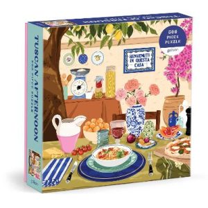 Tuscan Afternoon 500 Piece Puzzle by Galison ISBN:9780735383609