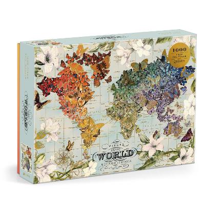 Wendy Gold Winged Metamorphosis 1000 Piece Foil Puzzle by Galison ISBN:9780735384651
