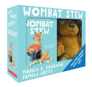 Wombat Stew Book with Plush Toy by Marcia Vaughan