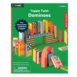 Kidoki Topple Twist Dominoes by Kikkerland