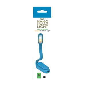 Blue Nano Reading Light by Artico