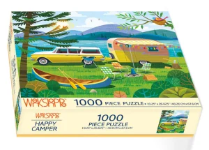 Happy Camper 1000 piece puzzle by Werkshoppe