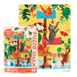 Cat Tree Snax 100 Piece Puzzle by WerkShoppe
