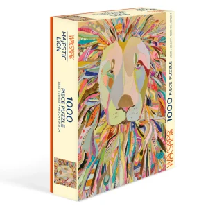 Majestic Lion 1000 Piece Puzzle by WerkShoppe