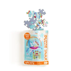 Rainbow Unicorn Snax 48 Piece Puzzle by Werkshoppe