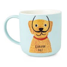 LABRADOR DALI 310ML BONE CHINA MUG