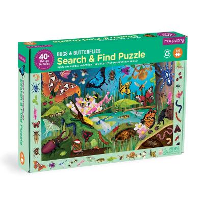 Bugs & Butterflies 64 Piece Search & Find Puzzle by Mudpuppy ISBN:9780735377455