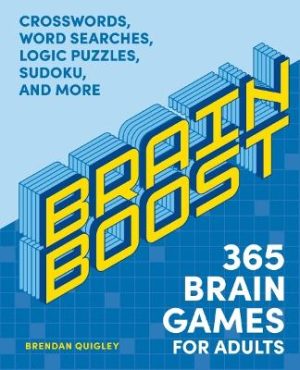 Brain Boost: 365 Brain Games for Adults: Crosswords