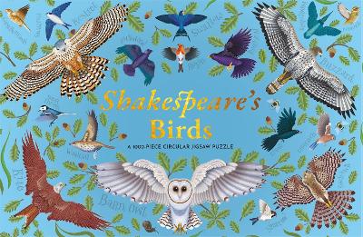 Shakespeare's Birds: A 1000-piece Circular Jigsaw Puzzle by Rebecca Harris by Rebecca Harris ISBN:9781837760794