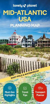 Lonely Planet Mid-Atlantic USA Planning Map by Lonely Planet