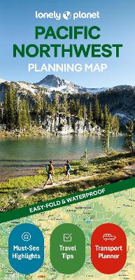 Lonely Planet Pacific Northwest Planning Map by Lonely Planet ISBN:9781788686037