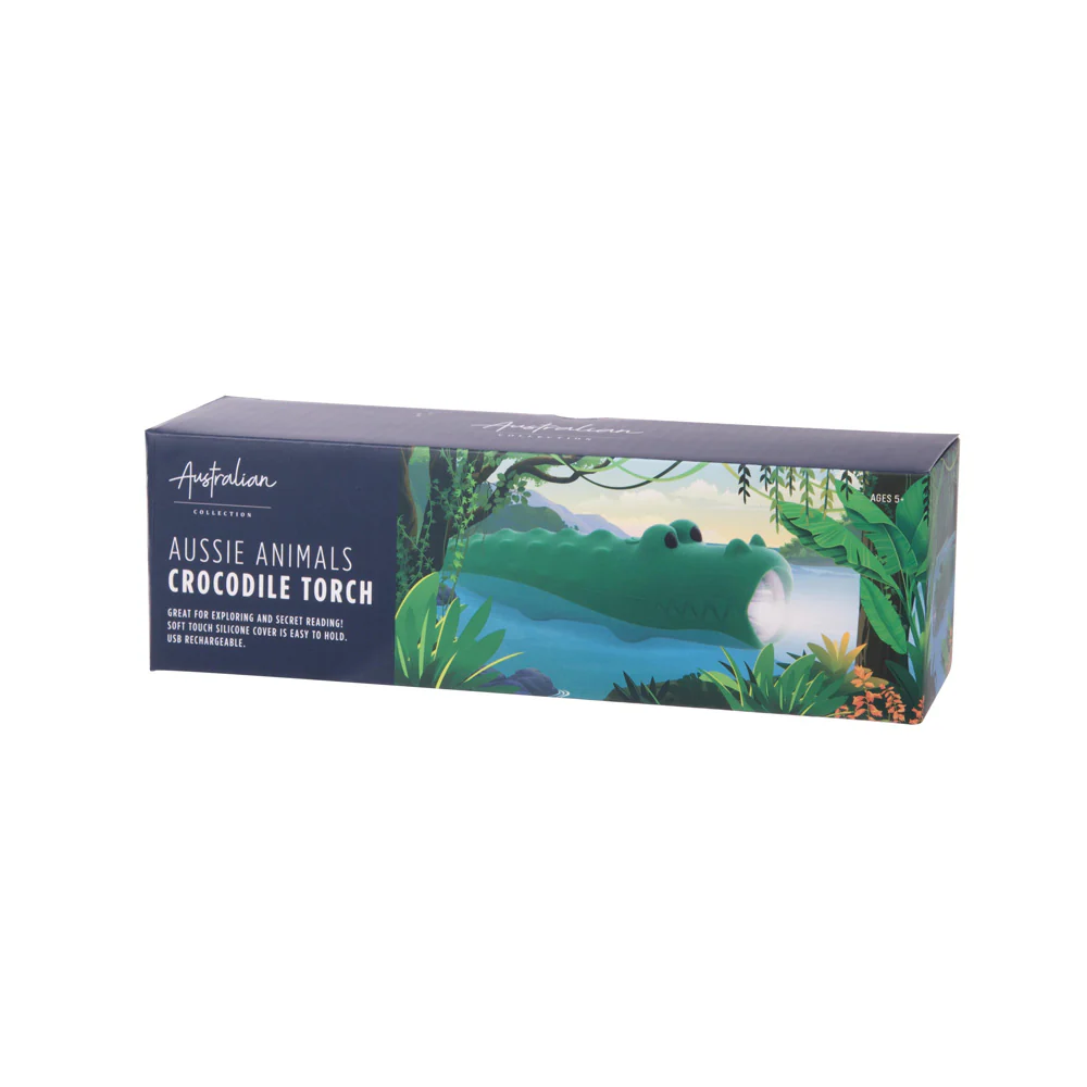 Aussie Animals Crocodile Rechargeable Torch by The Australian Collection