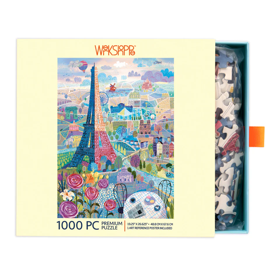 Paris 1000 Piece Puzzle by Werkshoppe
