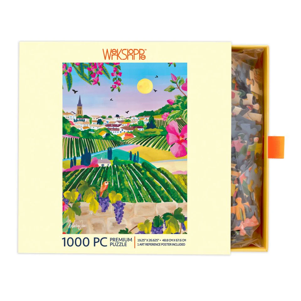 Village Vineyard 1000 Piece Puzzle by Werkshoppe