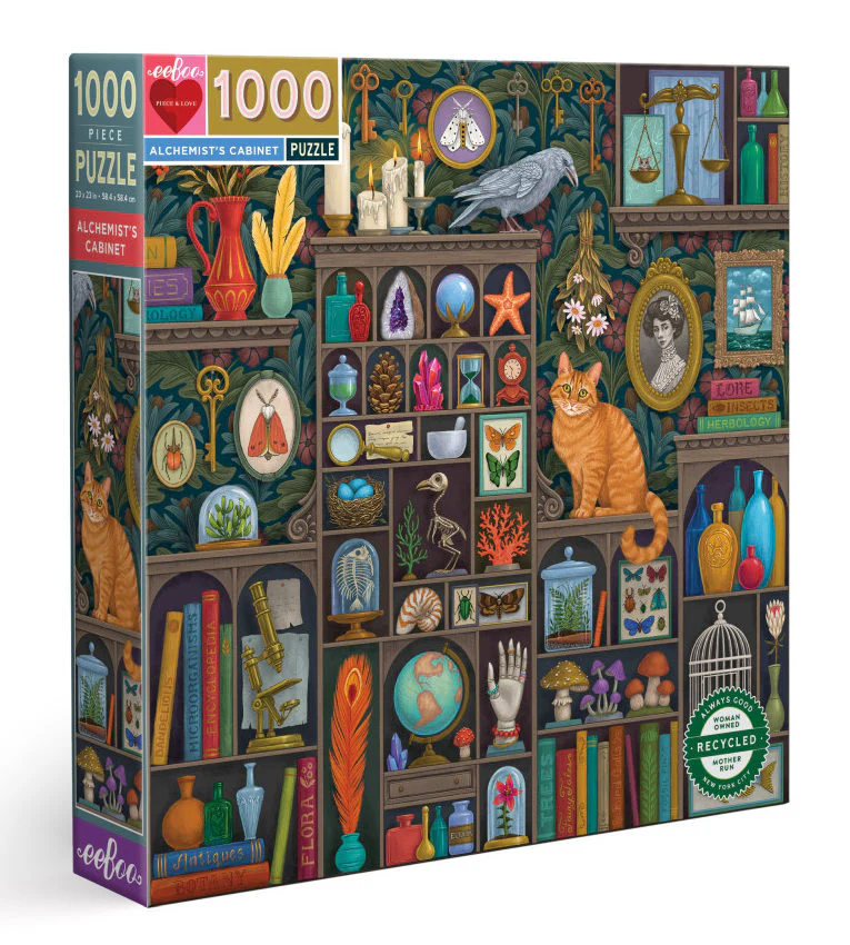 Alchemist’s Cabinet 1000 Piece Puzzle by eeBoo