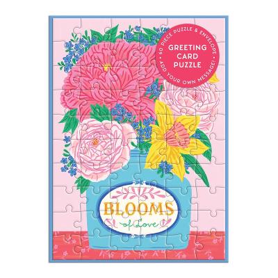 Blooms of Love Greeting Card Puzzle by Galison ISBN:9780735378261