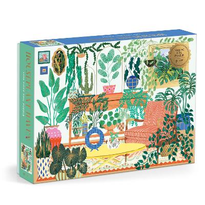 Houseplant Haven 1000 Piece Foil Puzzle by Galison ISBN:9780735388116