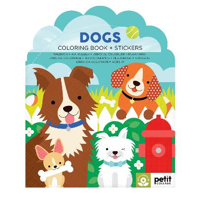 Dogs Coloring Book + Stickers by Petit Collage ISBN:9781797241548